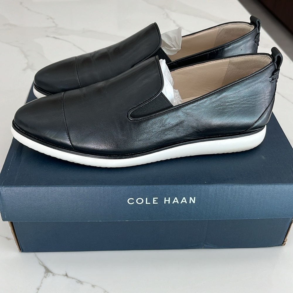 Cole Haan Grand Ambition Loafer size 8 black leather